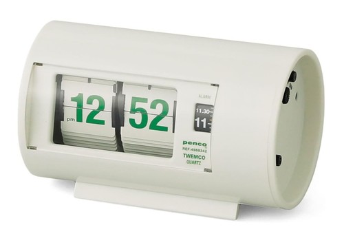 Penco desk clock jf064 - clock, white